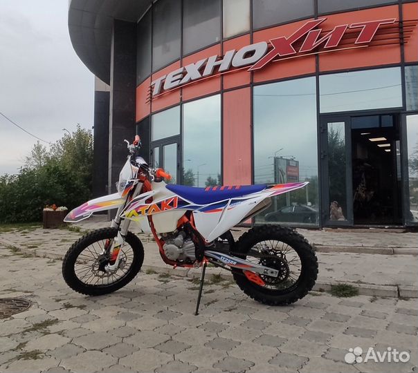 Мотоцикл ataki EF250R (4T 172FMM-6 4V) 21/18 (2023
