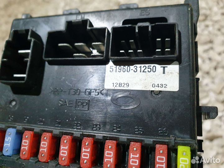 Блок предохранителей Альмера Классик