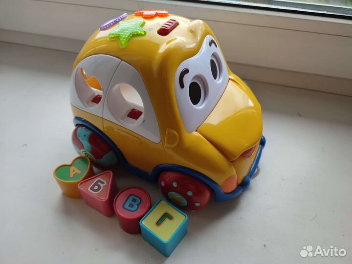 Игрушки от 1.5 лет, сортер буквы, веселая овечка