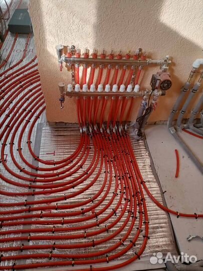 Отопление, теплый пол, монтаж и комплектация