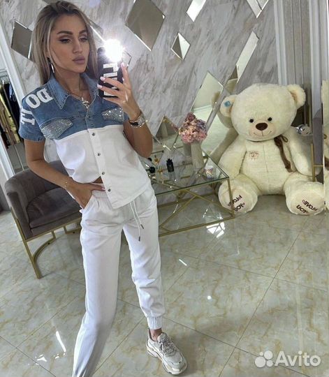 Женский летний костюм Турция размер 42 44