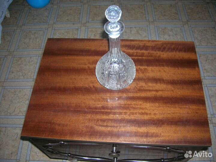 Винтажный штоф хрустальный пр-во СССР 1960-х г