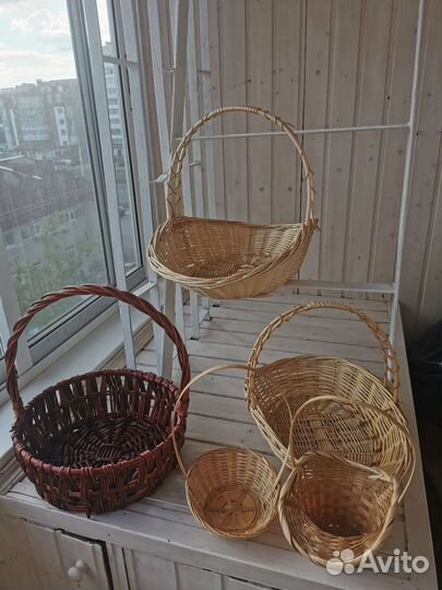 Корзины плетеные