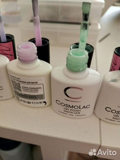 Набор гель лаков бу