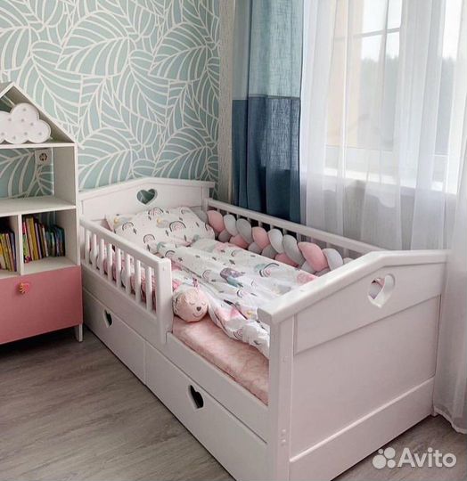 Детская кровать из массива сосны экстра-класса