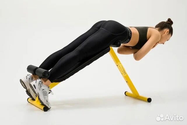 Лавка складная для пресса спины регулируемая 150кг