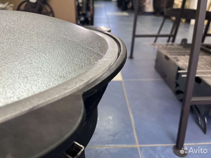 Казан чугунный 12 литр Узбекский Клеймо Шлифовка