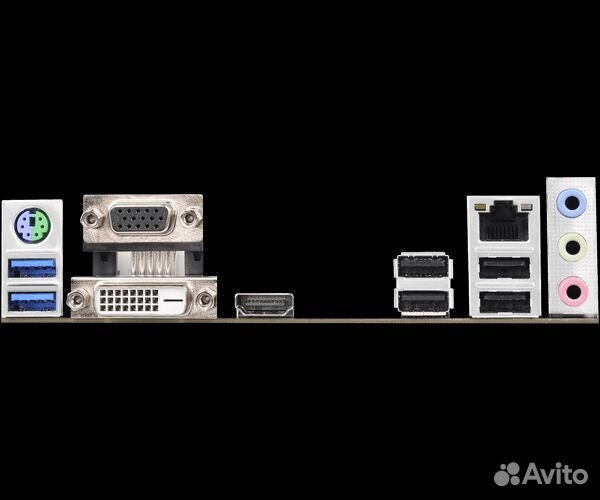 Asrock H110M HDV+G4400+8gb+охлаждение