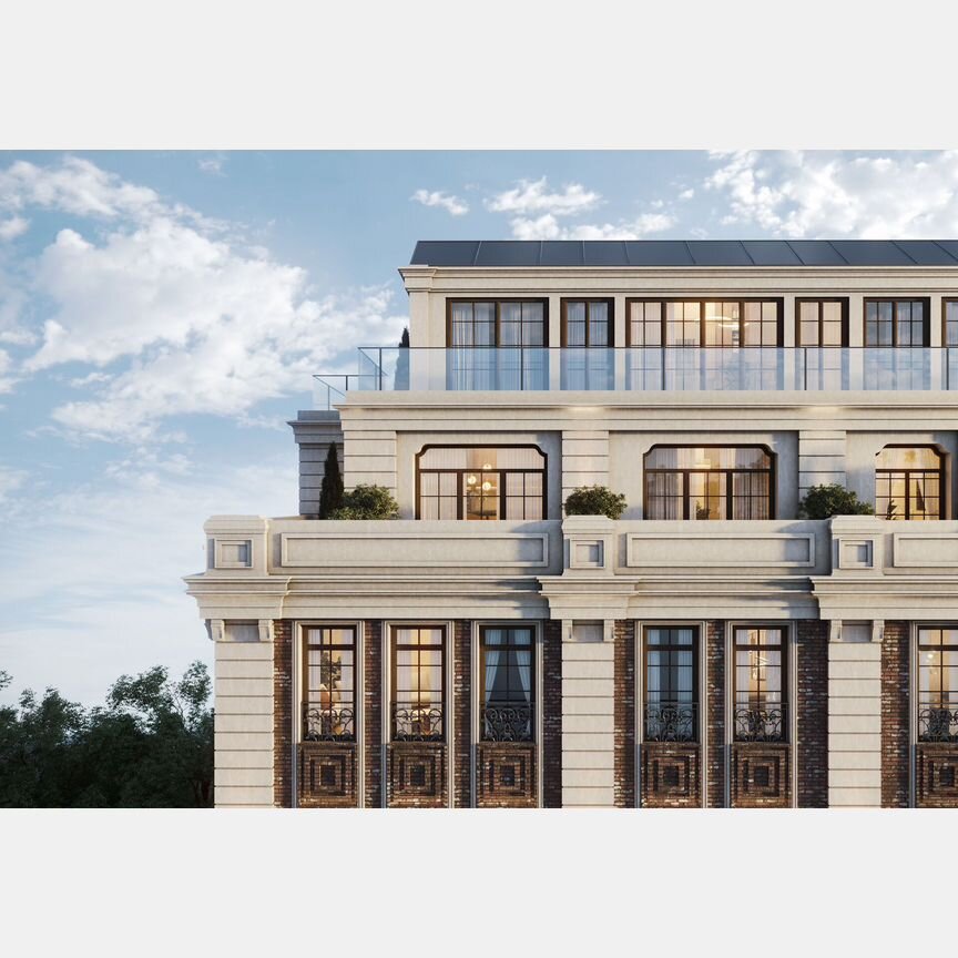 3-к. квартира, 174,6 м², 2/6 эт.