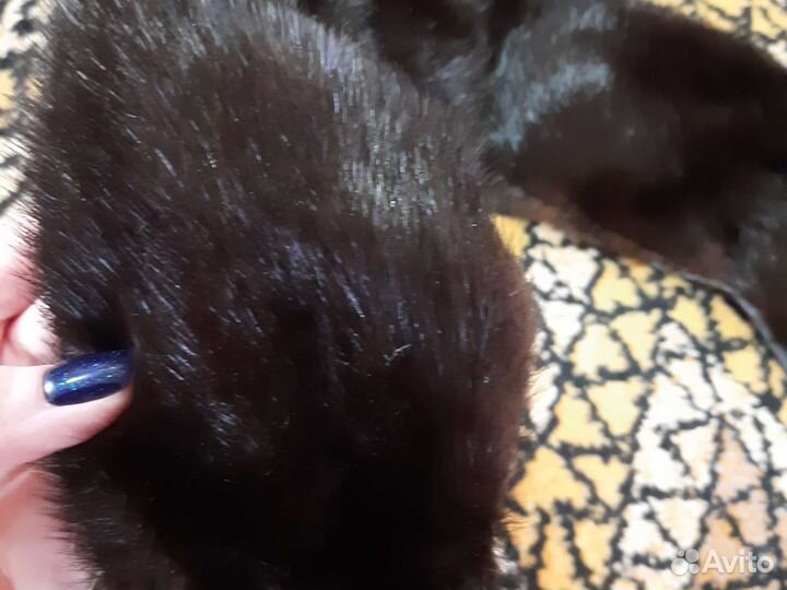 Воротник винтаж мех норка каракуль