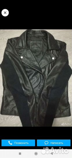 Куртка-косуха Y. A. S натуральная кожа новая
