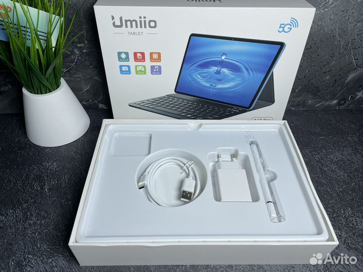 Планшет Umiio a19 pro 128/6 гб мини пк новый