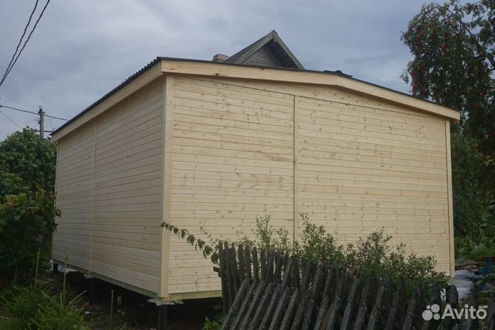 Дачный домик 4.6х5.8м.с крыльцом