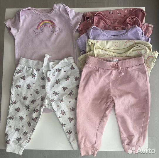 Вещи на девочку 68-74 пакетом