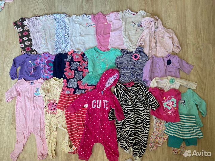 Одежда на девочку пакетом 62 74