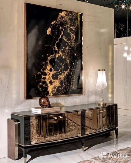 Картина абстракция в интерьер