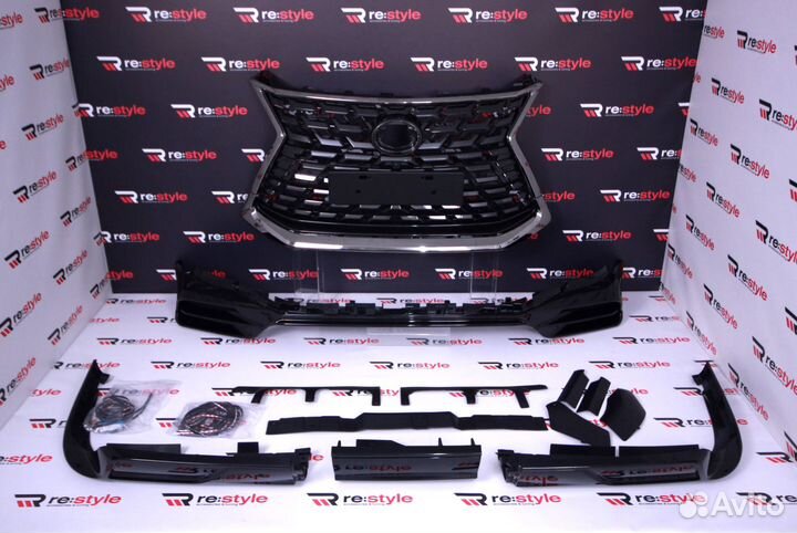 Обвес Lexus LX570 / LX450d 2016+ Heritage Чер тх