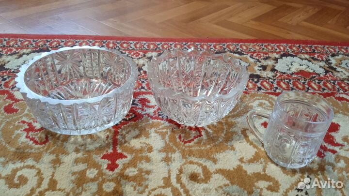 Ваза хрустальная