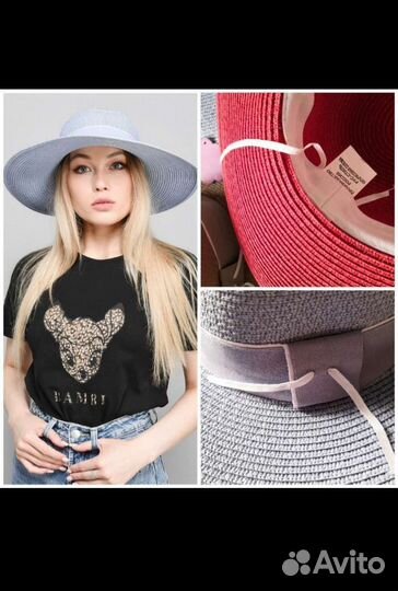 Новая Шляпа из рисовой соломки