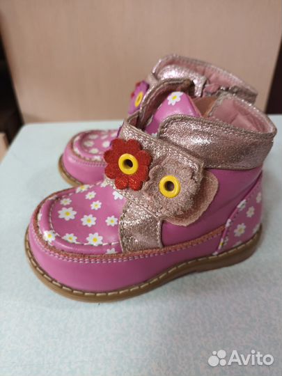 Ботинки демисезонные для девочки 20 размер