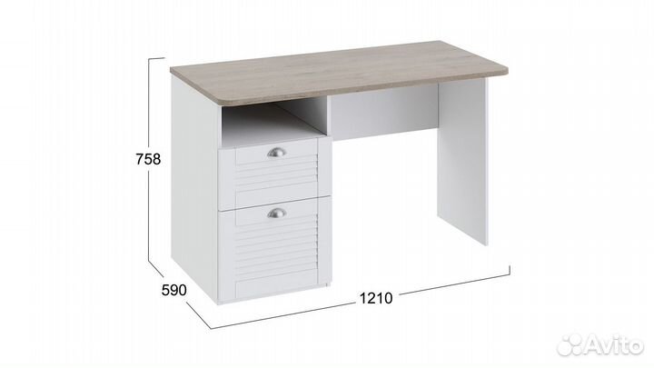 Письменный стол с ящиками 