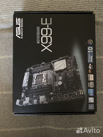 Материнская плата Asus X99-E + процессор I7 6950X