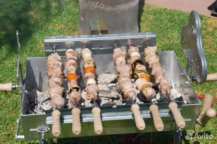 Мангал барбекю автоматический