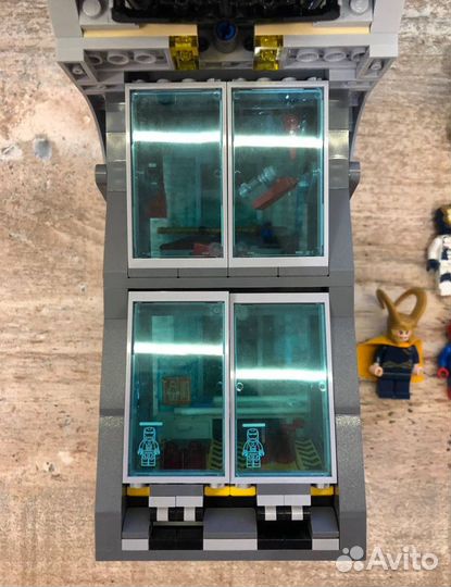 Lego мстители, башня мстителей, халкбастер