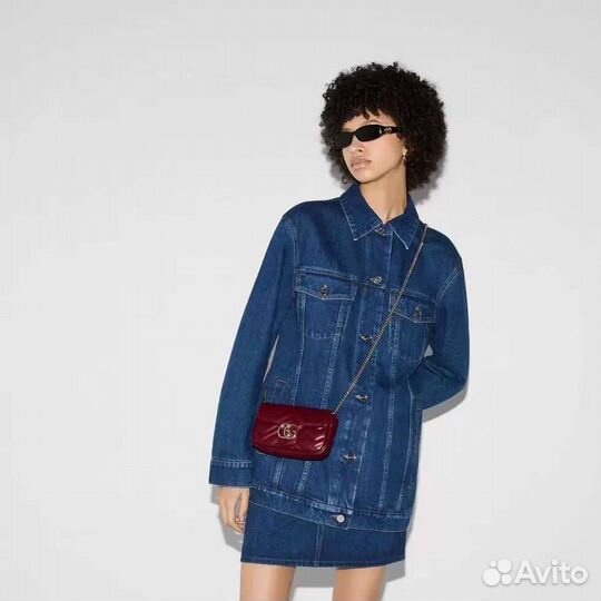 Сумка женская Gucci GG Marmont super mini bag