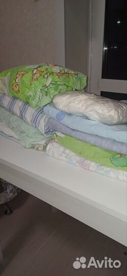 Простынь в детскую кроватку