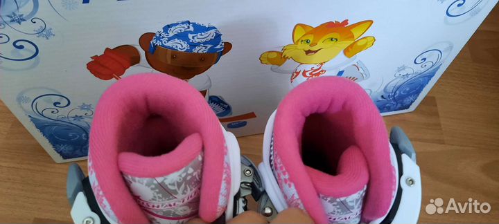 Коньки детские раздвижные 27-30р