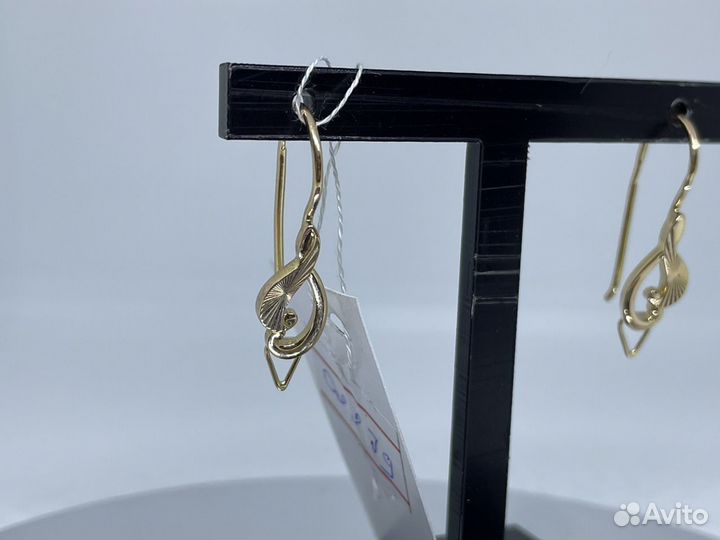 Золотые серьги СССР