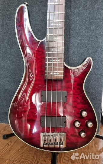 Бас гитара schecter hellraiser-4 bass, emg