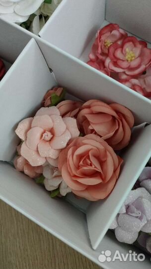 Цветы для скрапбукинга