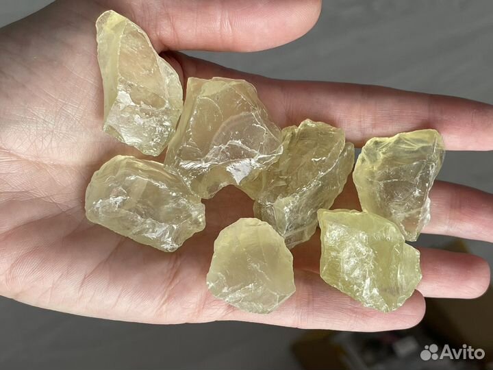 Цитрин Раухтопаз Розовый кварц необработанные