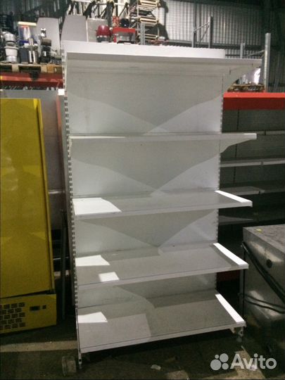 Стеллаж торговый пристенный 220/100/40