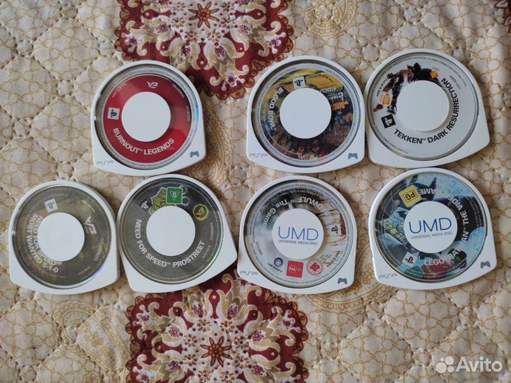 Диски на psp sony