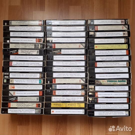 Видеокассеты Е180,195,240 с записью