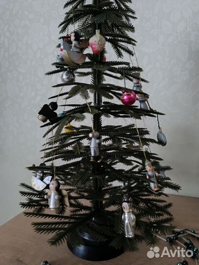 Мини елка СССР с игрушками