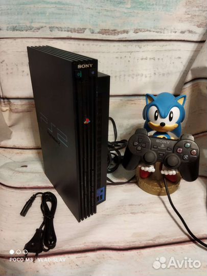 Sony playstation 2 PS2 fat HDD+40 игр