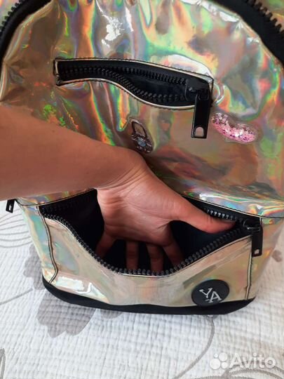 Целый водоотталкивающий рюкзак школьный разноцветн