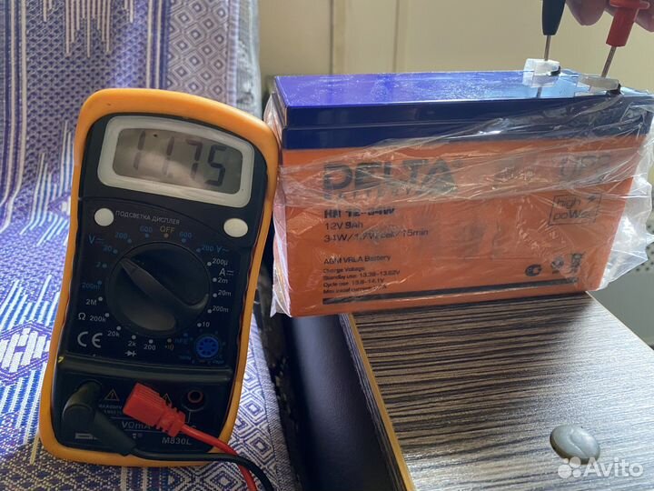 Акб Delta HR 12-34W 12v 9a