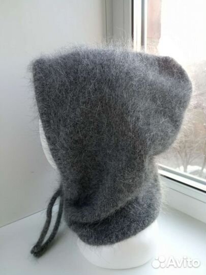 Тёплый пушистик, варежки и капор(ангора)