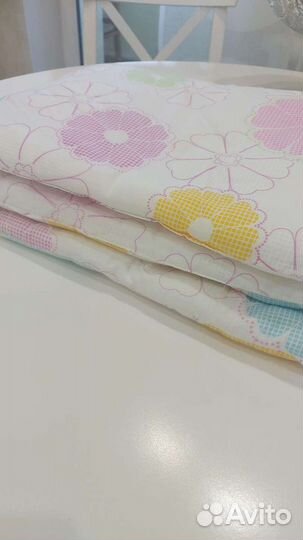 Матрасик и подушка в коляску