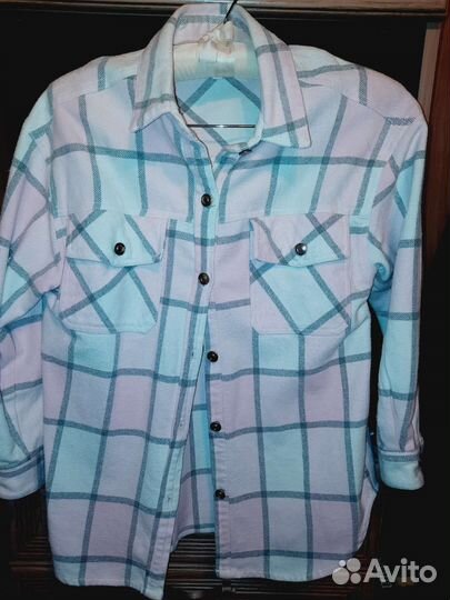 Рубашка в клетку детская для девочки