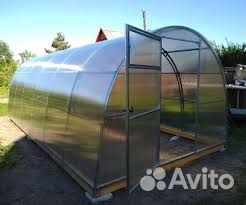 Теплица арочная (с двойной дугой) с гарантией
