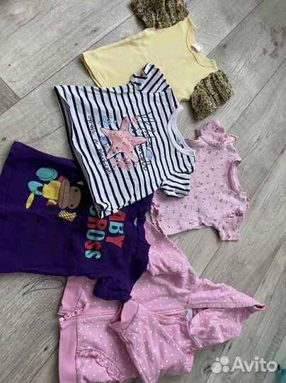 Детские вещи на девочку пакетом 86 92