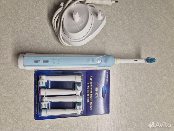 Электрическая зубная щетка braun oral b