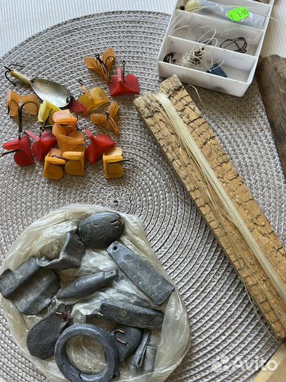 Грузила, леска, крючки рыболовные