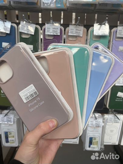 Силиконовые чехлы на iPhone